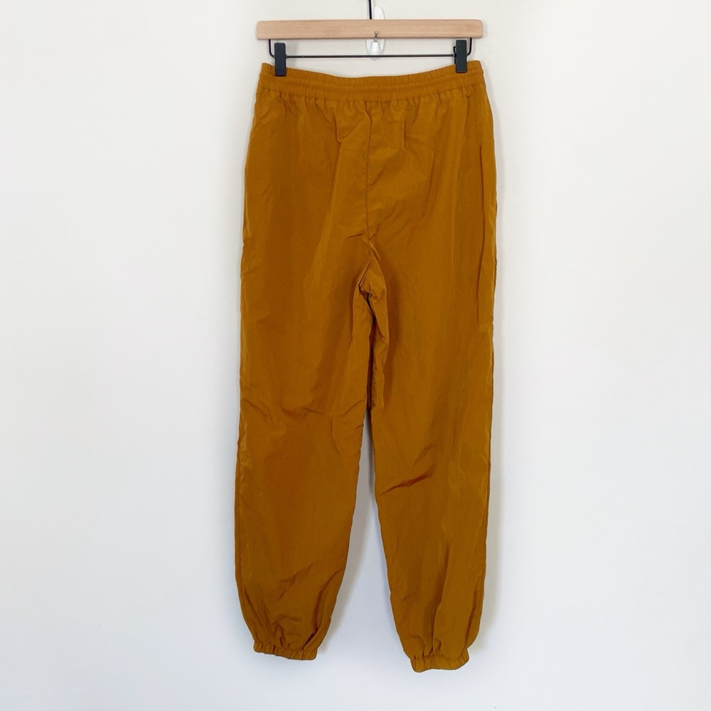 Good American Essential Track Gold Bronze Windbreaker Jogger Pant size 1 Small - Picture 12 of 12
